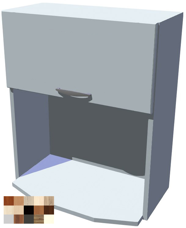 Horní skříňka Tina na mikrovlnku - výklop