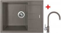 Sinks AMANDA 650 Truffle+VITALIA GR