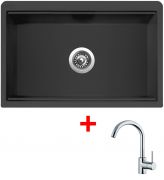 Sinks FARMHOUSE 838 NANO Nanoblack+MIX 35